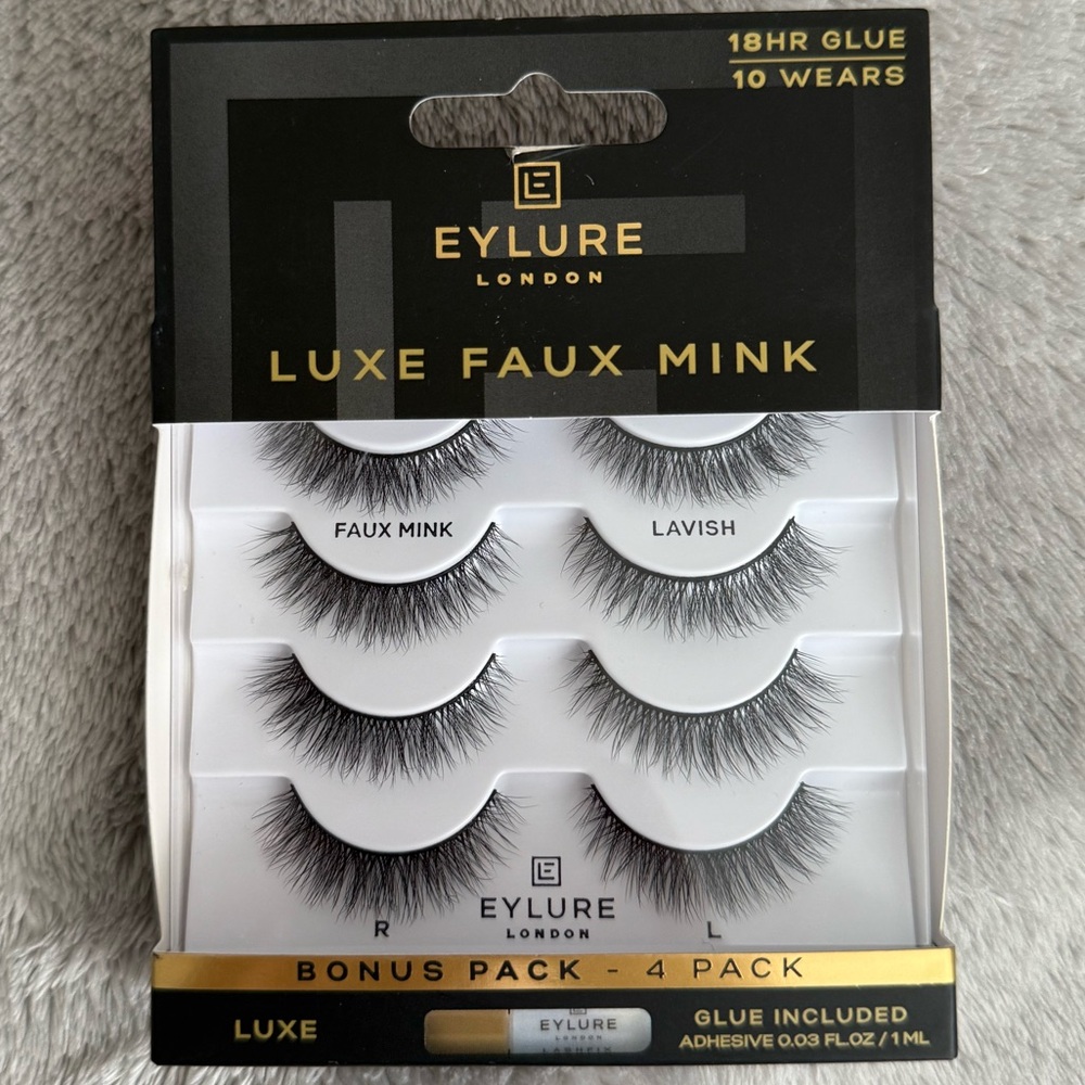NWT Eylure Faux Mink Lashes, Lavish